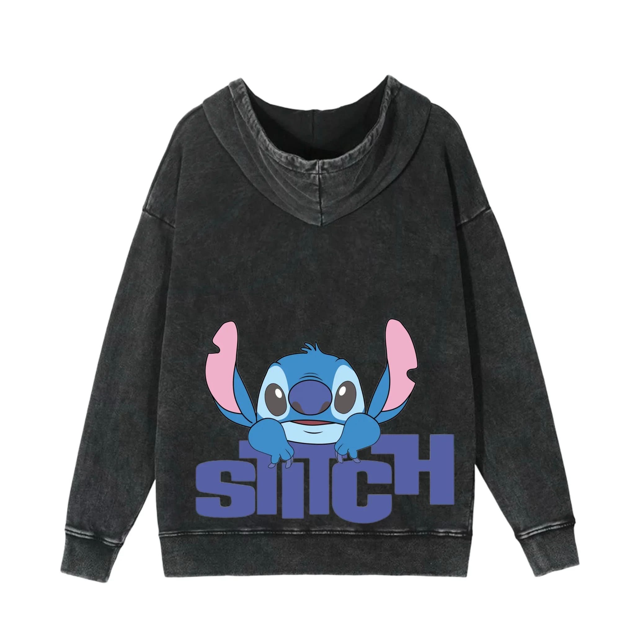 Stitch Acid Washed Hoodie - Hippies TownHoodieHippies Town