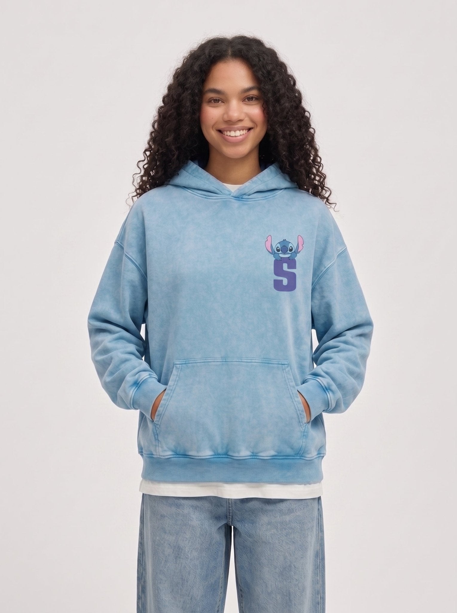 Stitch Acid Washed Hoodie - Hippies TownHoodieHippies Town