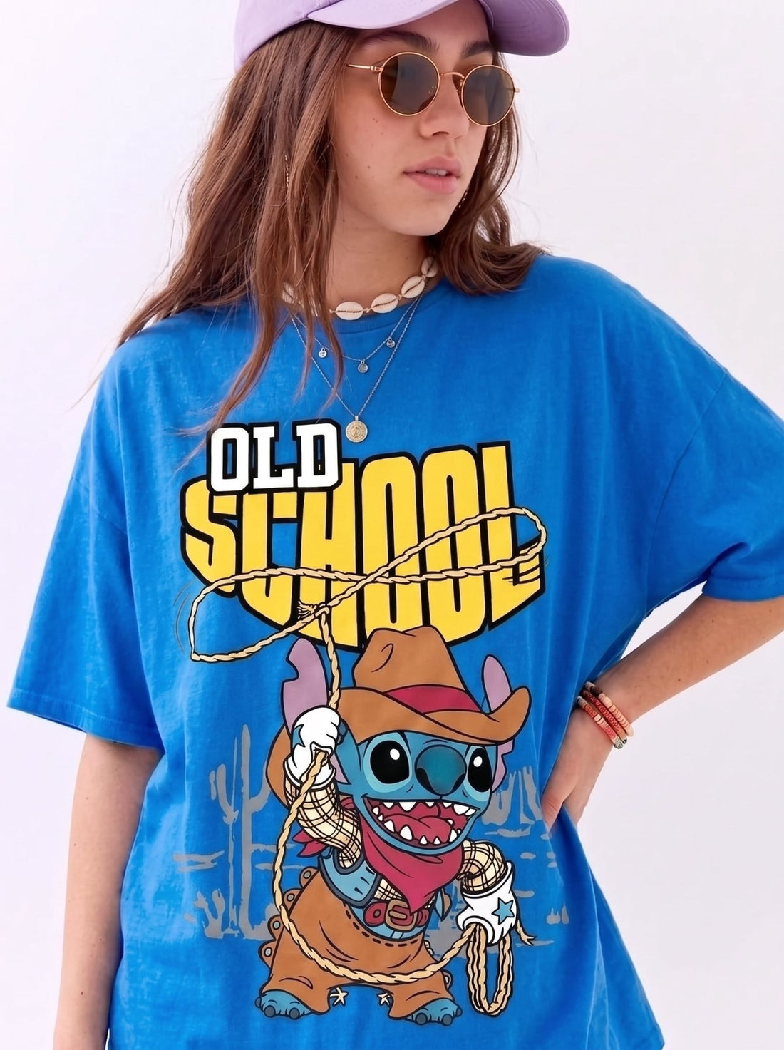 Stitch Old School T-Shirt - Hippies TownT-shirtHippies Town