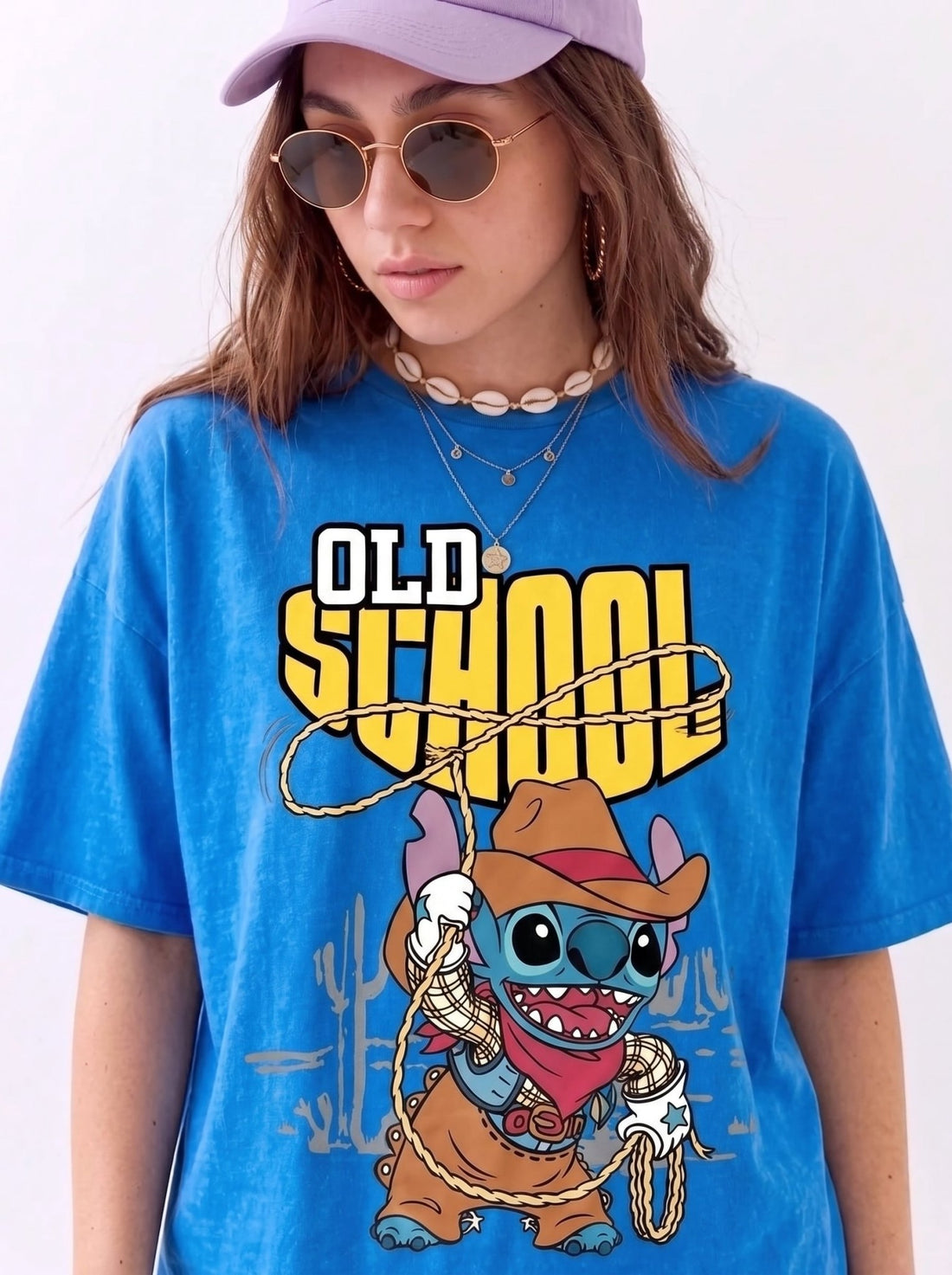 Stitch Old School T-Shirt - Hippies TownT-shirtHippies Town