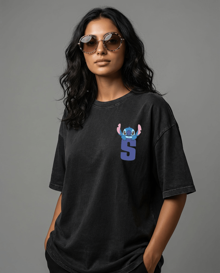 STITCH Washed T-Shirt - Hippies TownHippies Town