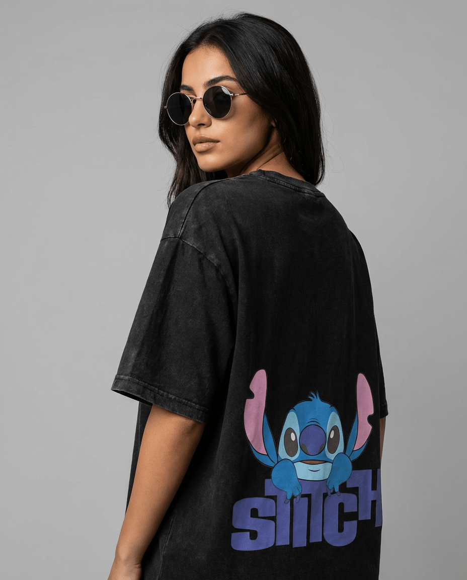 STITCH Washed T-Shirt - Hippies TownHippies Town