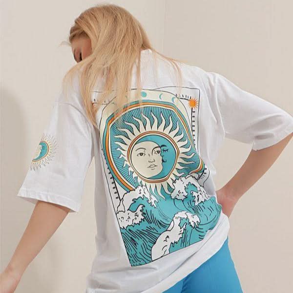 Sun Ocean T-Shirt (S) - Hippies TownT-shirtHippies Town