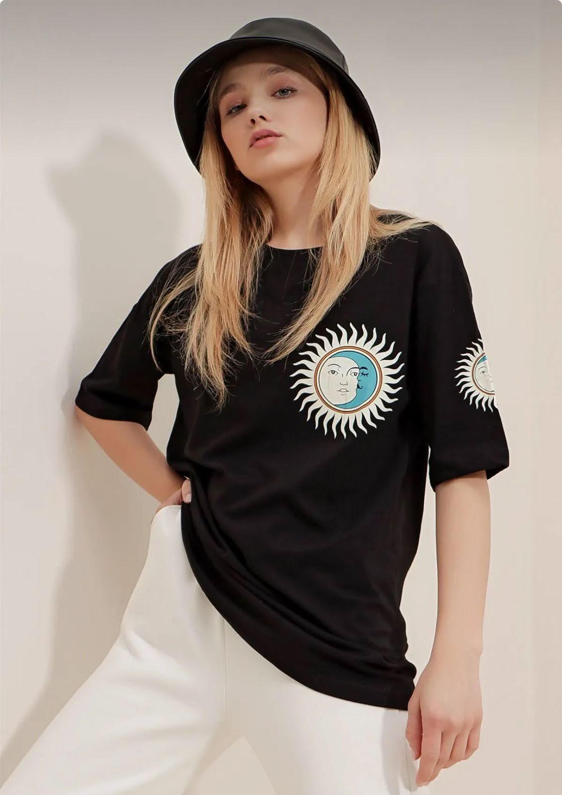 Sun Ocean T-Shirt (S) - Hippies TownT-shirtHippies Town