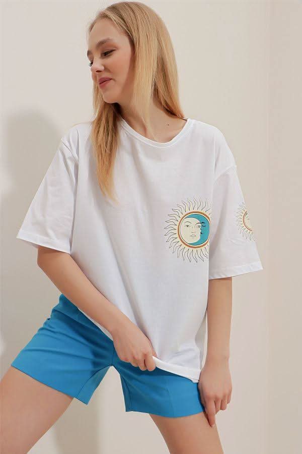 Sun Ocean T-Shirt (S) - Hippies TownT-shirtHippies Town