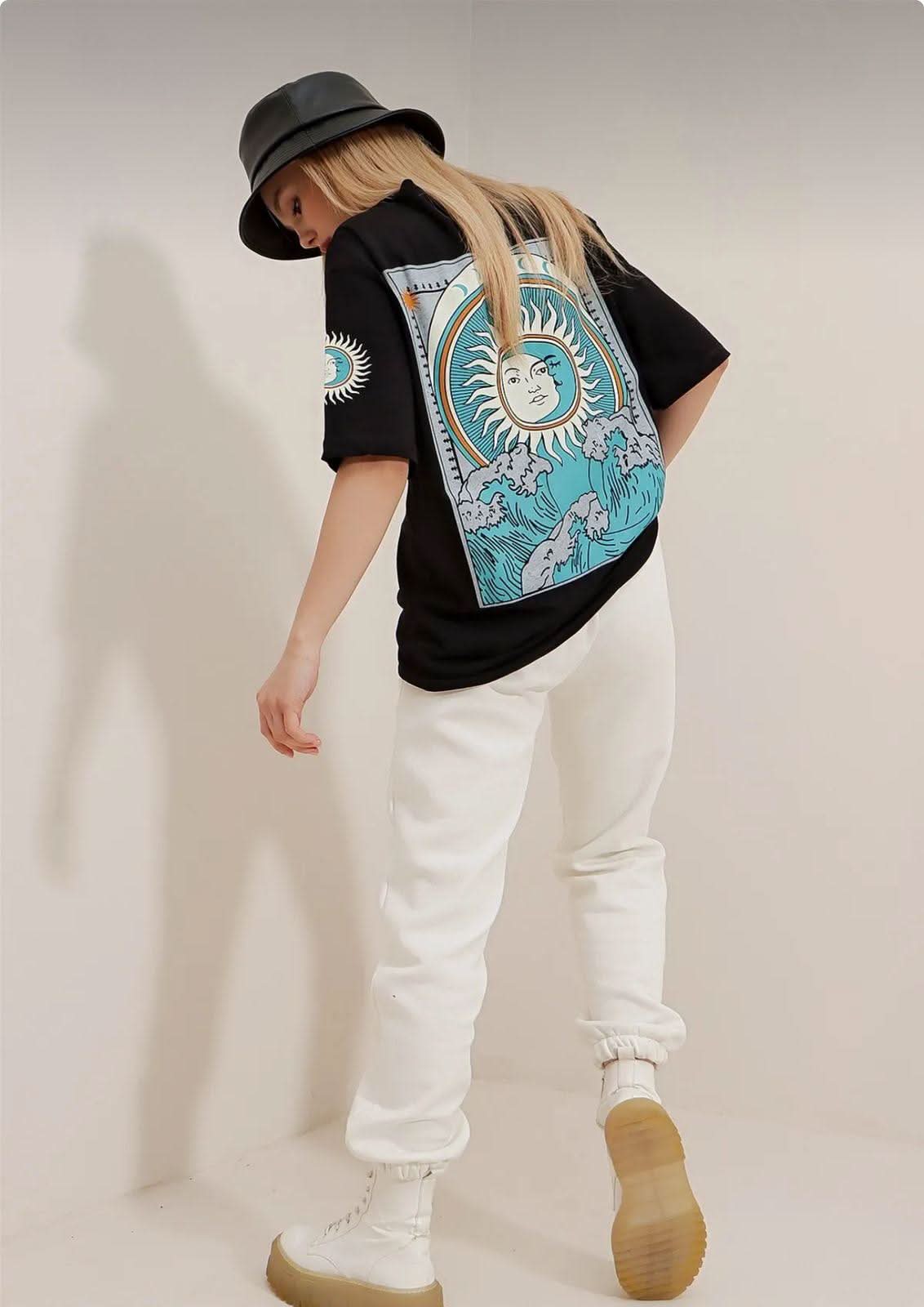 Sun Ocean T-Shirt (S) - Hippies TownT-shirtHippies Town