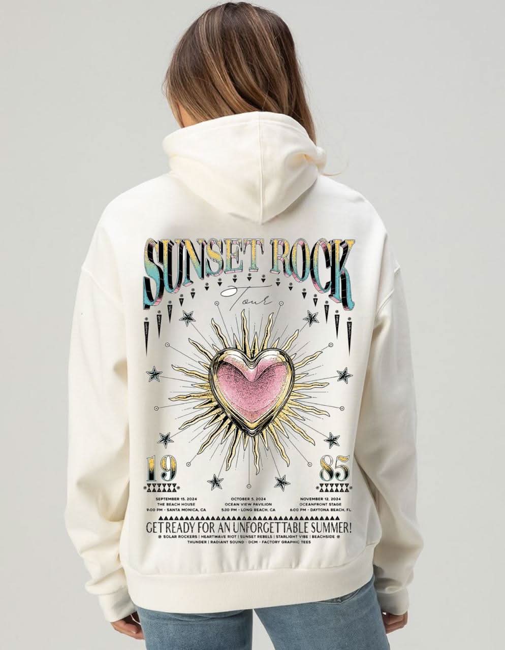 SunSet Rock Hoodie - Hippies TownHoodieHippies Town
