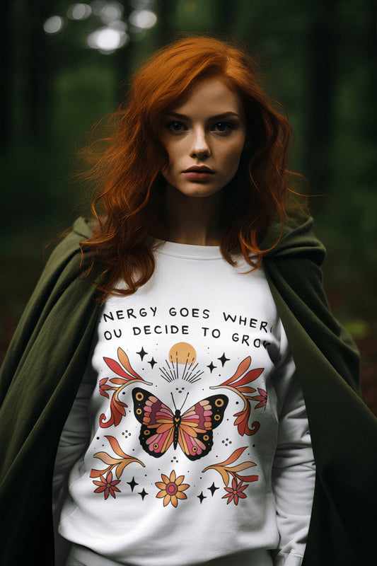 Peace Butterfly Crewneck - Hippies TownCrewneckHippies Town