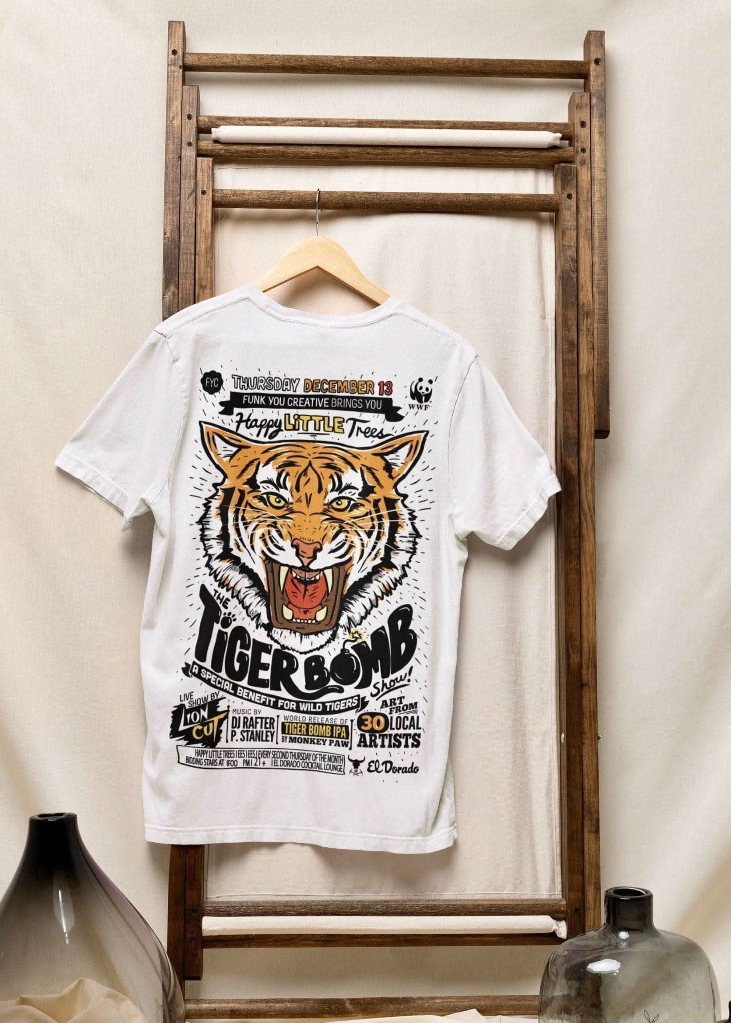 Tiger Bomb ( L ) - Hippies TownT-shirtHippies Town