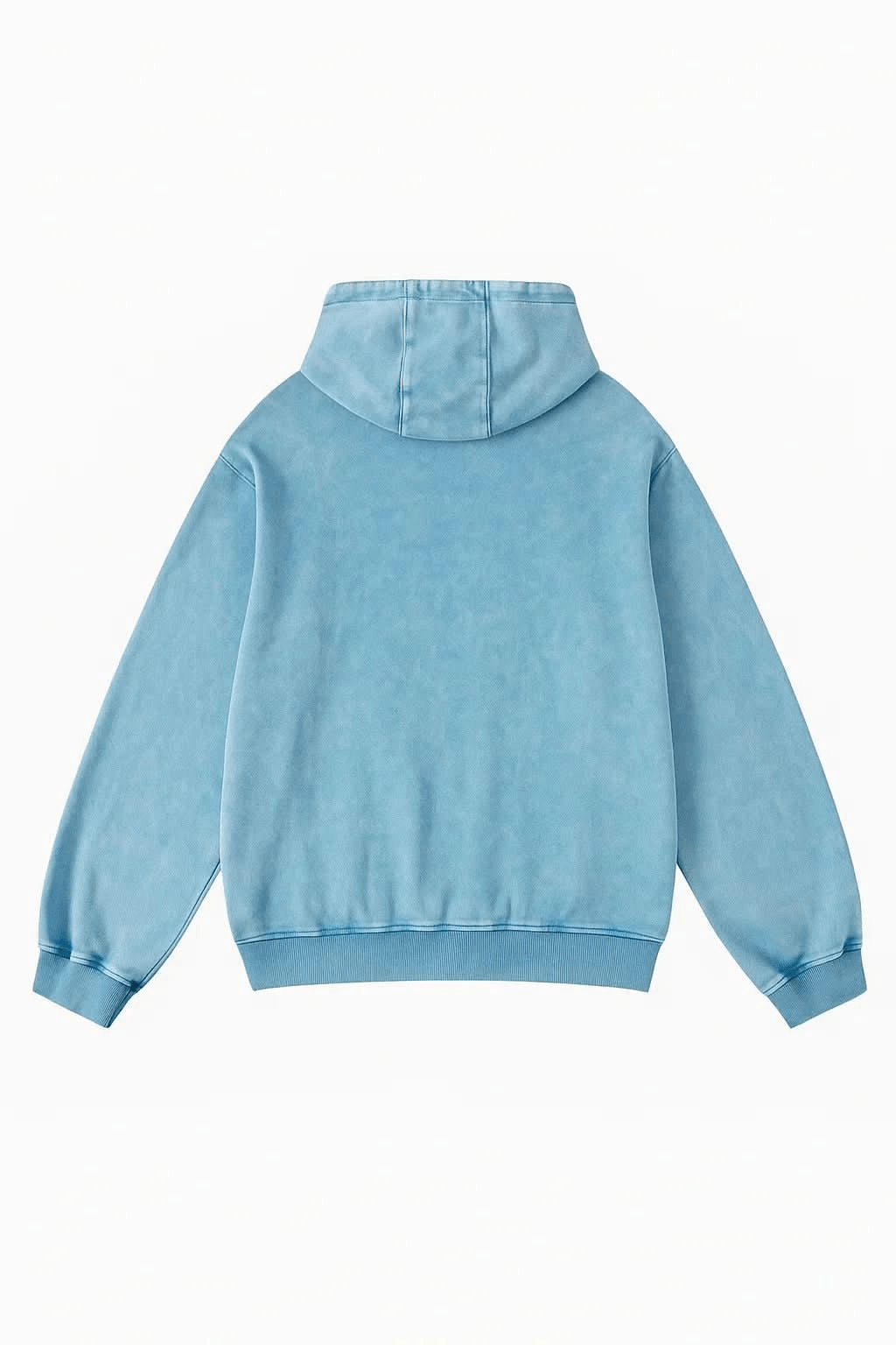 Washed baby blue Hoodie - Hippies TownHoodieHippies Town