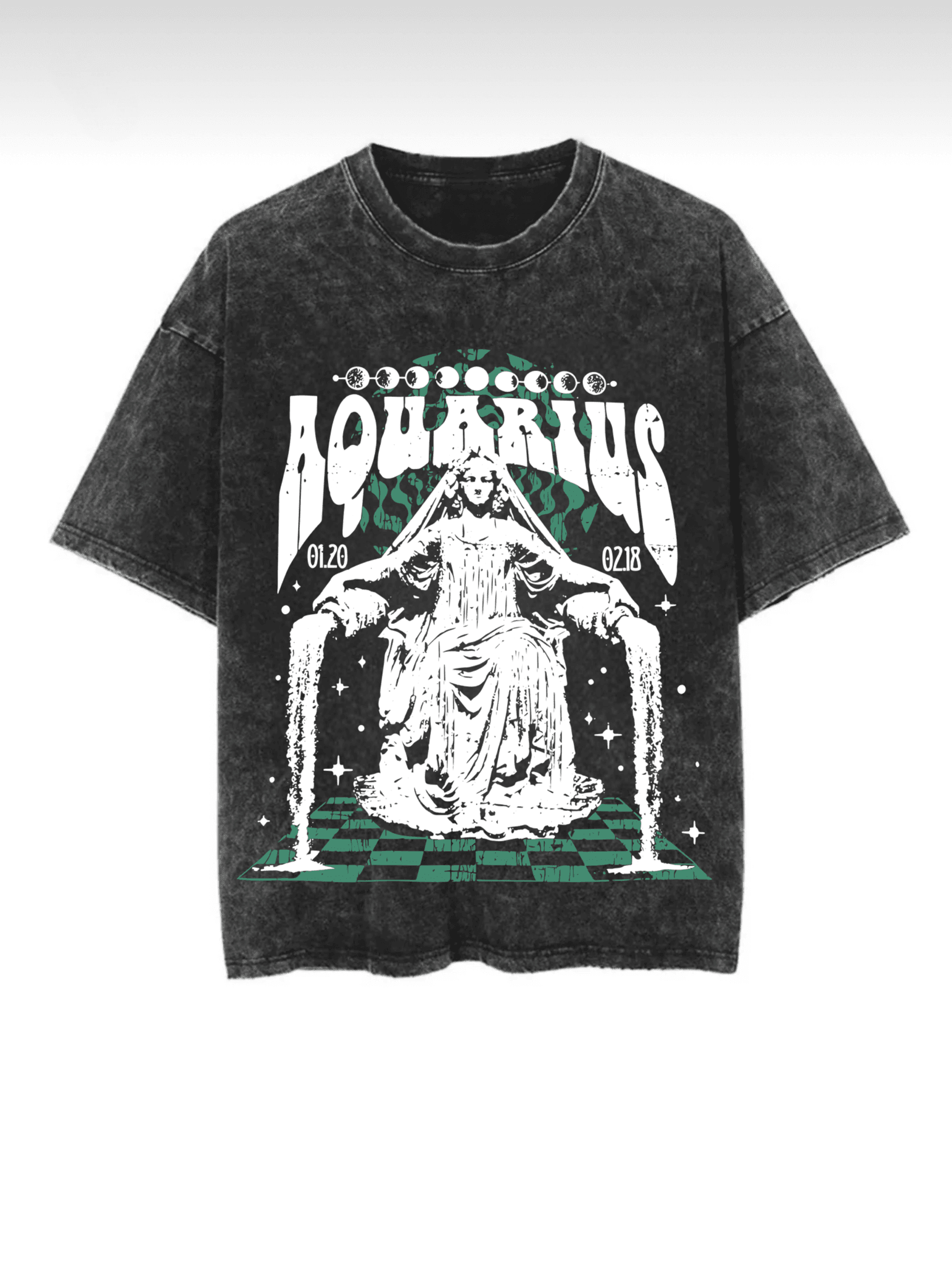 Washed Zodiac T-Shirts - Hippies TownHippies Town