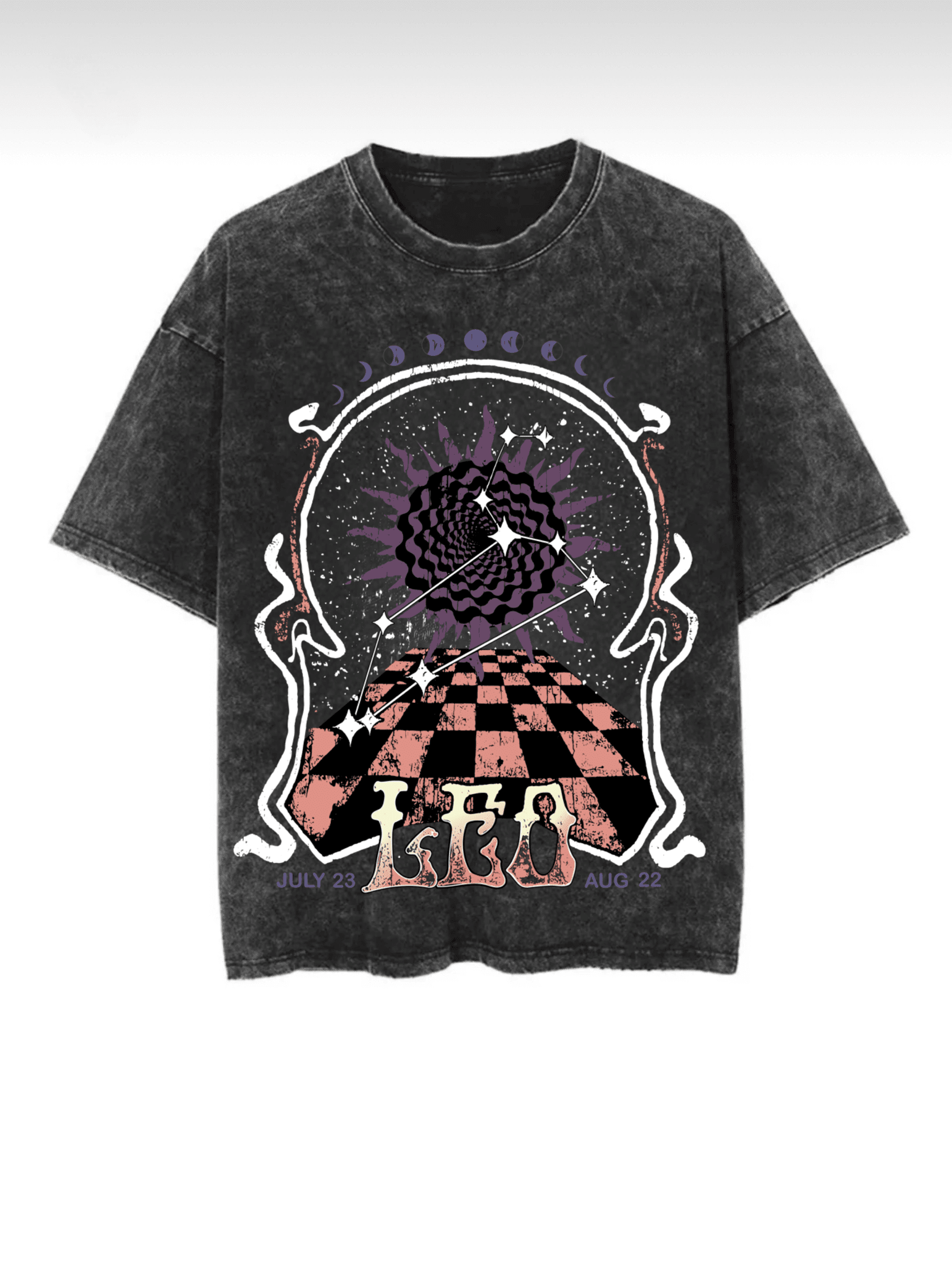 Washed Zodiac T-Shirts - Hippies TownHippies Town