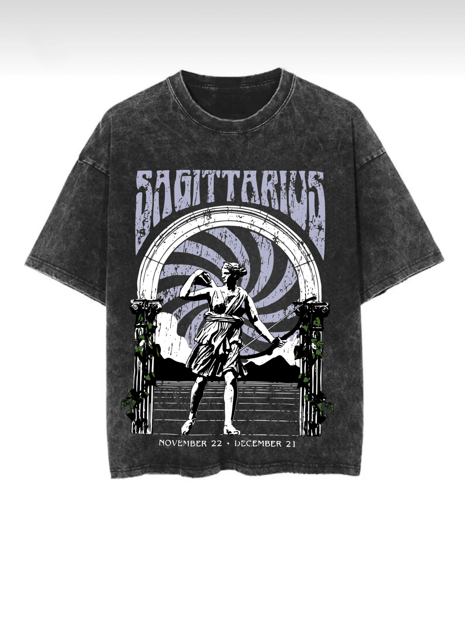 Washed Zodiac T-Shirts - Hippies TownHippies Town