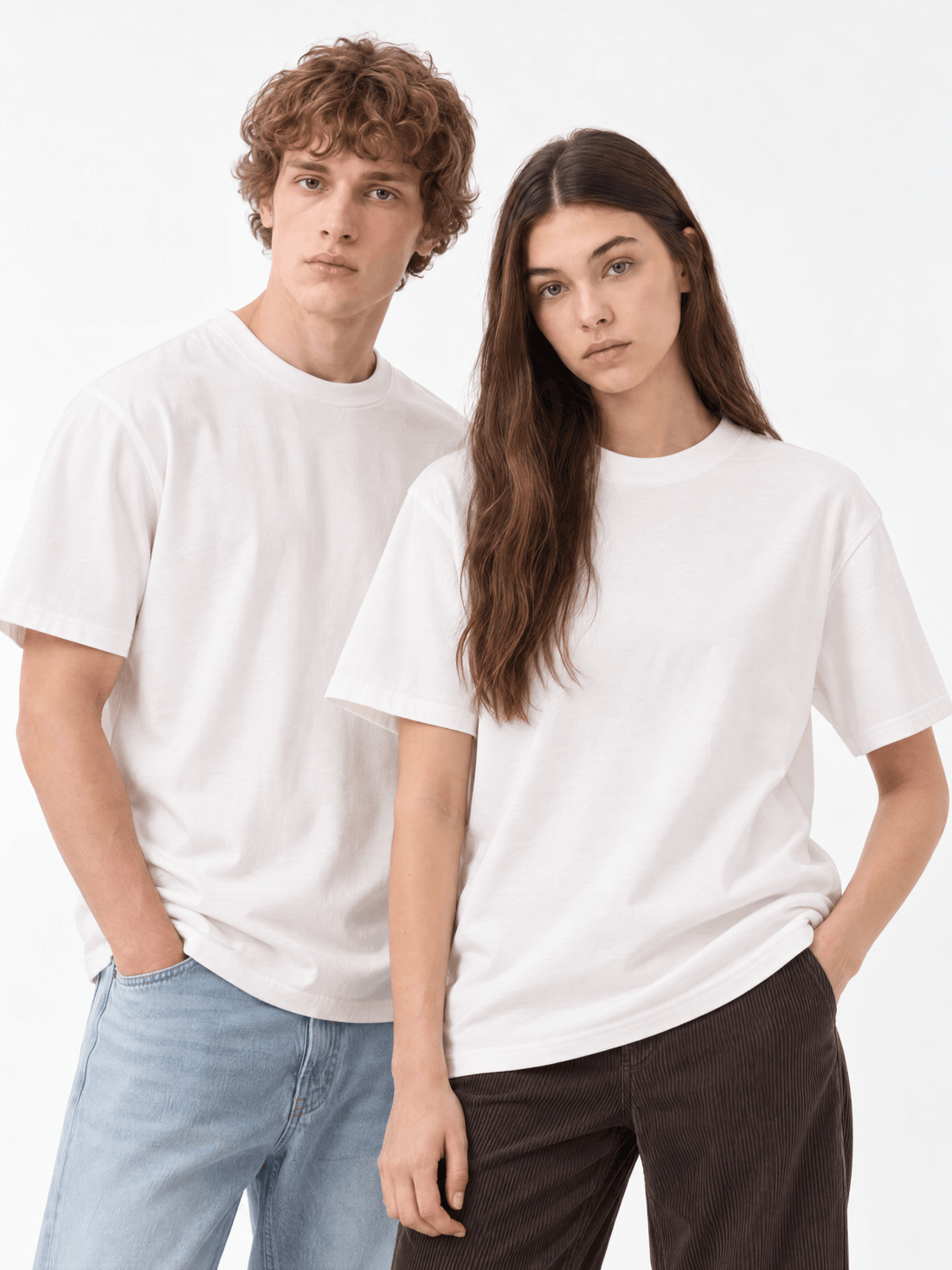 White Oversized T-Shirt - Hippies TownHippies Town