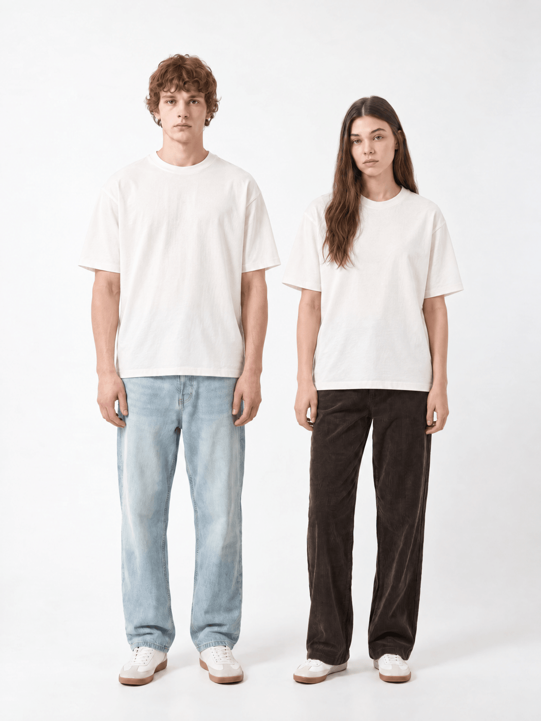 White Oversized T-Shirt - Hippies TownHippies Town