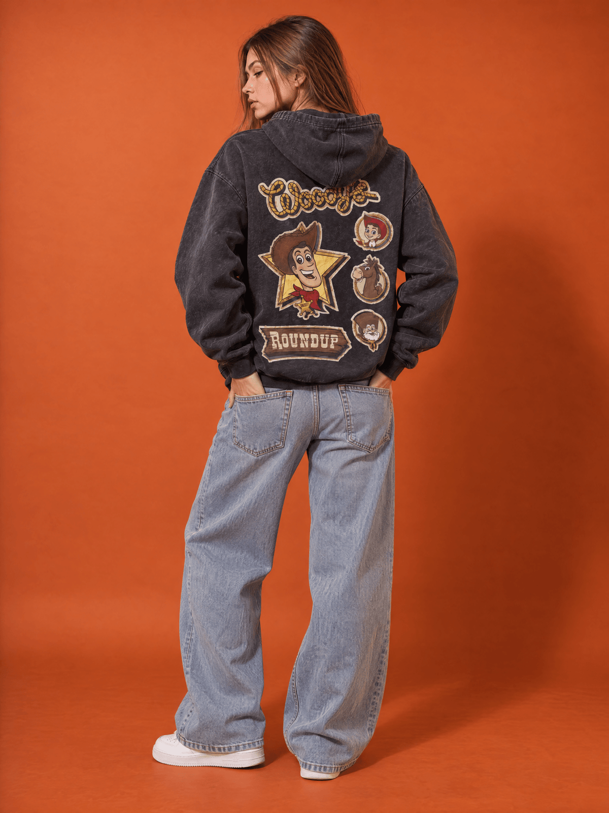 Woody Washed Hoodie - Hippies TownHoodieHippies Town