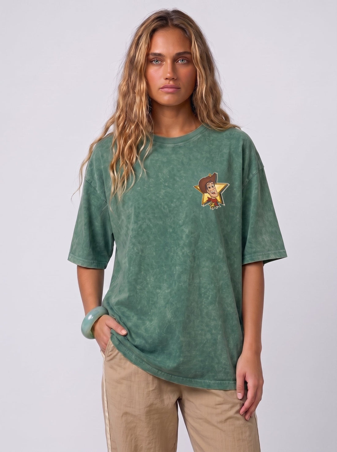 Woody Washed T-Shirt - Hippies TownHippies Town