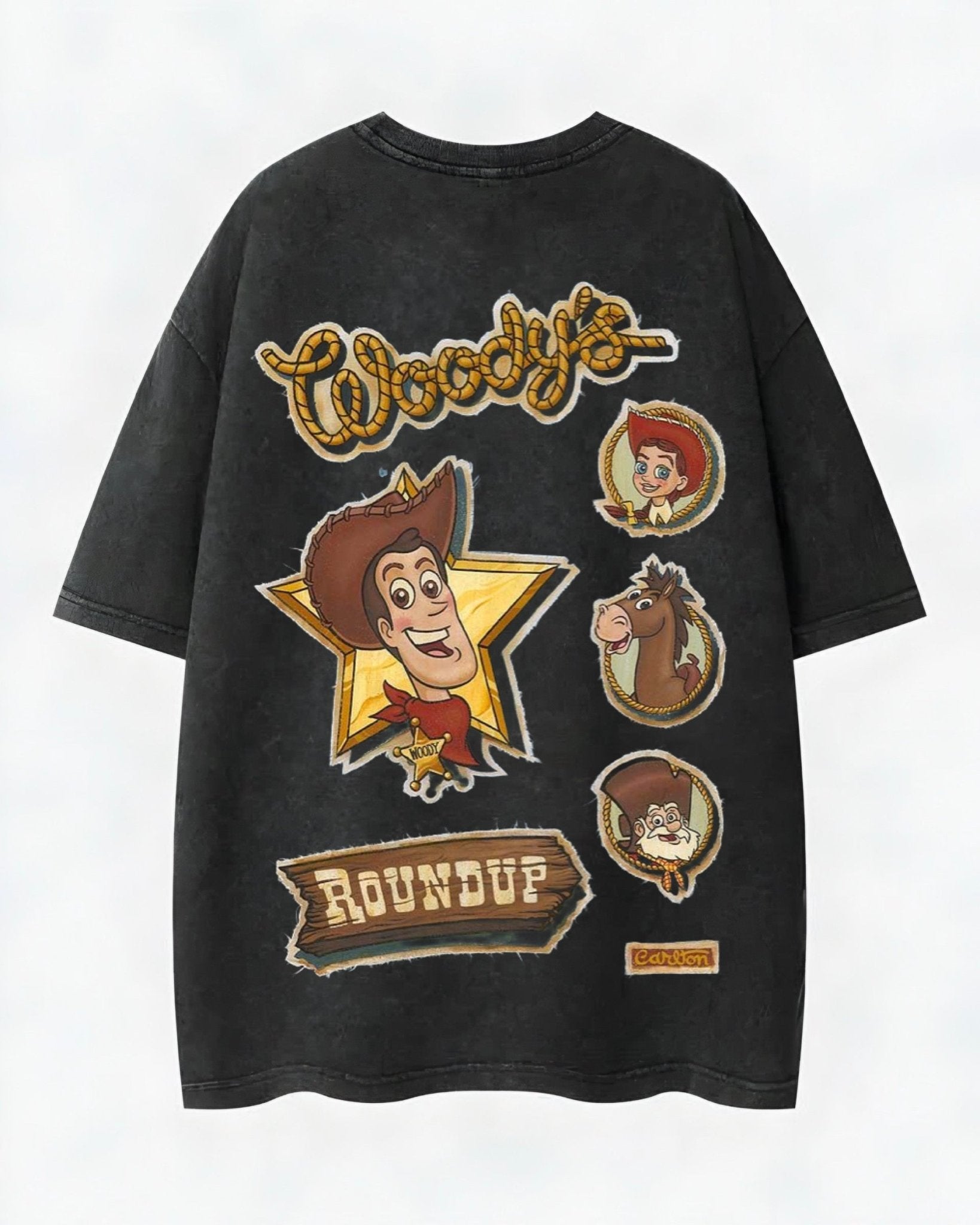 Woody Washed T-Shirt - Hippies TownHippies Town