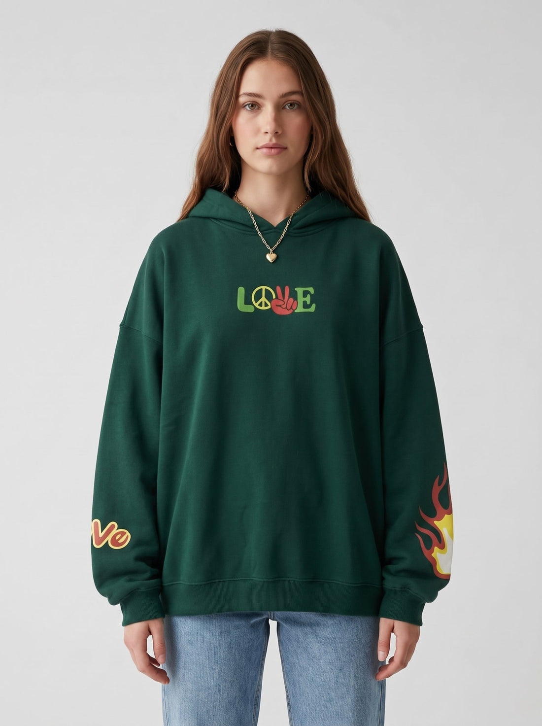 World Full Of Love Hoodie - Hippies TownHoodieHippies Town
