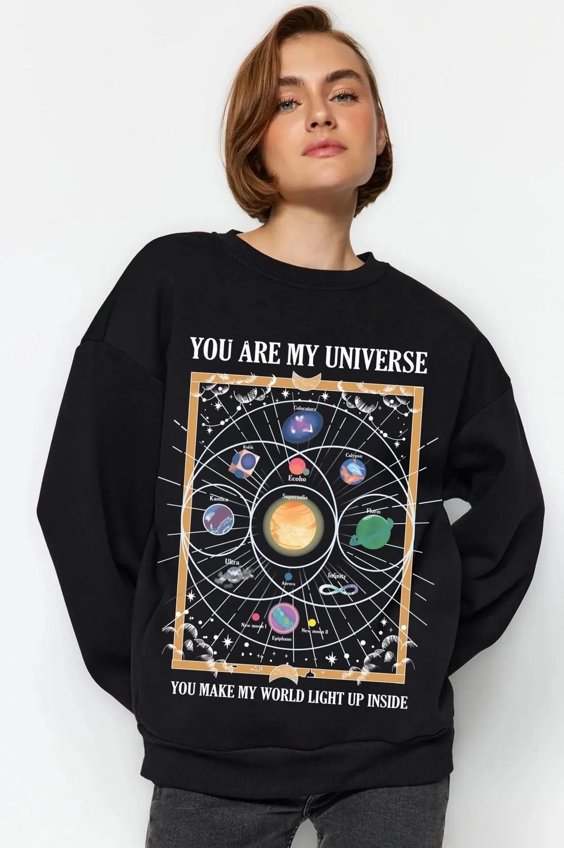 You are My Universe Crewneck - Hippies TownCrewneckHippies Town