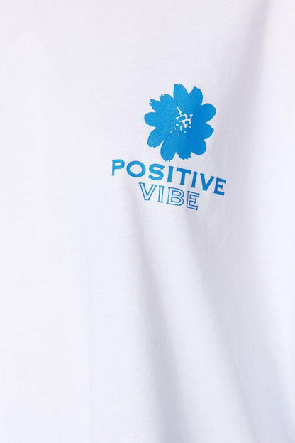 Blue Postive Vibes - Hippies Town