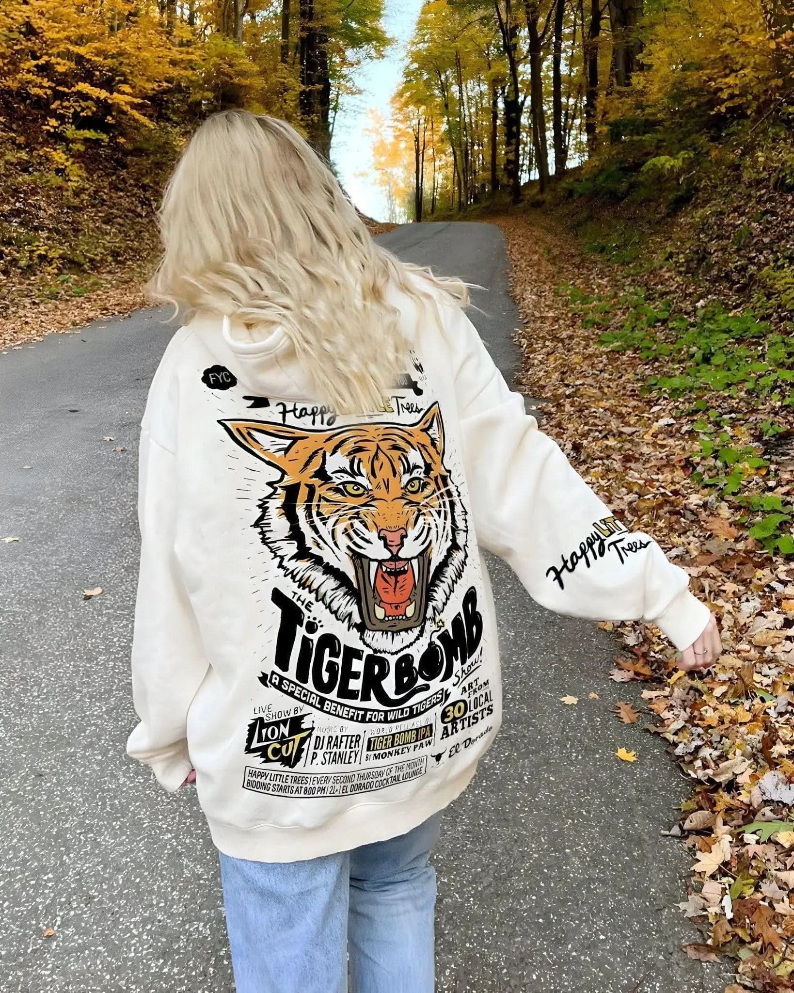 Tiger Hoodie - Hippies Town